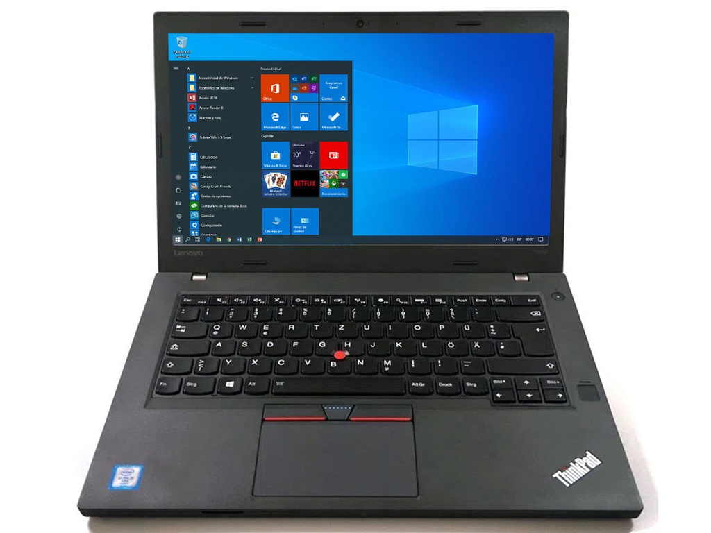 Lenovo ThinkPad T460 | Core i5 (6ta) - 240GB SSD - 8GB DDR3 - 14"